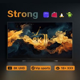 12 months Strong 8k Premium IPTV 34000+Live 155000+VOD Films Series M3U Reseller Panel Providers