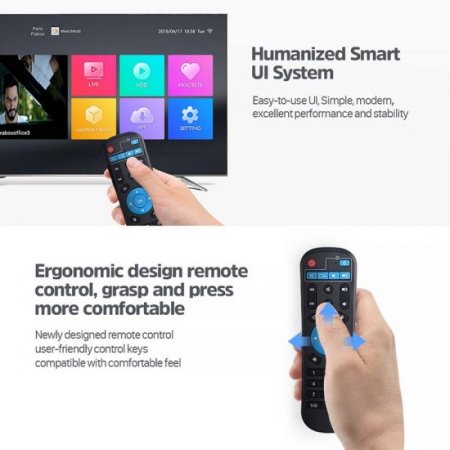 Leadcool R9 android tv box android 9.0 1G 8G 2G 16G Amlogic S905W media player 4K support 2.4G Wifi H.265 smart tv box Leadcool R9