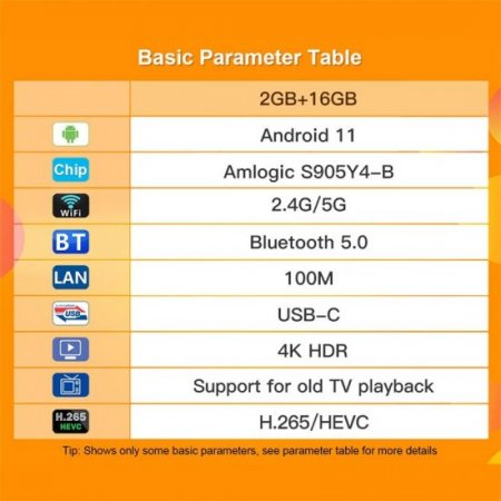 4K DCOLOR GD1 2+16 Android 11.0 TV STICK Amlogic S905Y4-B 2GB 16GB BT5.0 2.4GHz/5 GHz WIFI Smart TV STICK
