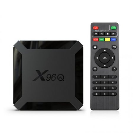 2022 X96Q smart tv box Android 10.0 Allwinner H313 Quad Core support 2.4G Wifi 1GB 8GB 2GB 16GB media player 4K ship from france X96Q