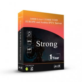 12 months Strong 8k Premium IPTV 34000+Live 155000+VOD Films Series M3U Reseller Panel Providers