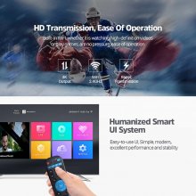 Leadcool R1 Smart Tv Android 9.0 Amlogic S905W media player 4K H.265 support 2.4G Wifi 1G 8G Rom 2G 16G Rom set top box Leadcool R1