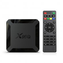 2022 X96Q smart tv box Android 10.0 Allwinner H313 Quad Core support 2.4G Wifi 1GB 8GB 2GB 16GB media player 4K ship from france X96Q