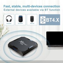 X96 MAX Plus Ultra 8K Smart TV Box Android 11.0 Amlogic S905X4 Quad Core AV1 2.4&5G Dual Wifi BT 4.X H.265 X96Max Plus Set top box 2022