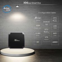 X96 mini smart tv box Android 9.0 tv box 1G 8GB 2G 16GB media player x96 Amlogic S905W Android tv set top box ship from france