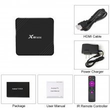 X88 Mini Smart TV Box Android 9.0 RK3318 Quad Core 4K Set top Box 2GB 16GB USB 3.0 2.4G Wifi 100M X88mini H.265 Android Tv box