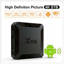 2022 X96Q smart tv box Android 10.0 Allwinner H313 Quad Core support 2.4G Wifi 1GB 8GB 2GB 16GB media player 4K ship from france X96Q