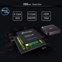 X96 mini smart tv box Android 9.0 tv box 1G 8GB 2G 16GB media player x96 Amlogic S905W Android tv set top box ship from france