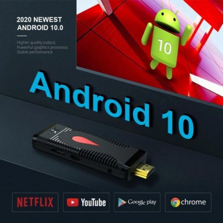 X96S400 TV Stick Android 10.0 Smart TV Box 4K Allwinner H313 2GB 16GB Media Player 2.4G WiFi Set Top Box france shipping X96 S400 Mini TV france VS X96S