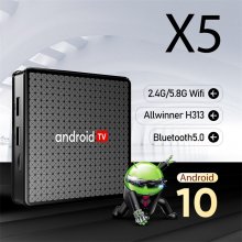 Best Global Mortal X5 HD 2.1 Android Box Tv Allwinner H313 Android 10 BT V5.0 4K*2K UHD Output Set Top Box