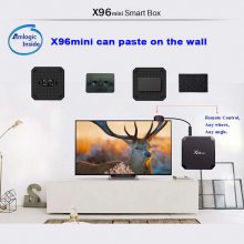 X96 mini smart tv box Android 9.0 tv box 1G 8GB 2G 16GB media player x96 Amlogic S905W Android tv set top box ship from france