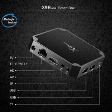 X96 mini smart tv box Android 9.0 tv box 1G 8GB 2G 16GB media player x96 Amlogic S905W Android tv set top box ship from france
