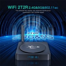 New X98K PRO Android 11 TV Box RK3566 Chipset NPU 0.8T 8K Video Decoder External Antenna WIFI 2T2R Voice Search 8k Set top Box