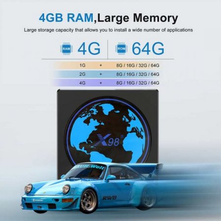 2022 New X98 Mini Smart Android 11.0 Tv Box 2.4G/5G Wifi Bluetooth 4.0 Smart Tv Box 4gb 32gb 64gb Amlogic S905W2 4K X98 Mini ship from france