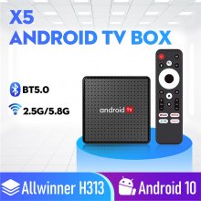 Best Global Mortal X5 HD 2.1 Android Box Tv Allwinner H313 Android 10 BT V5.0 4K*2K UHD Output Set Top Box