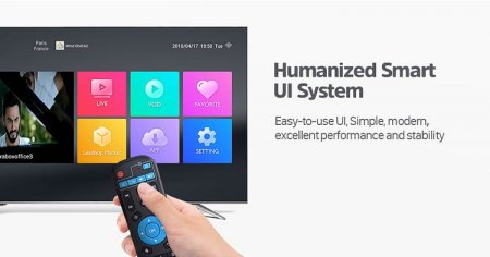 Leadcool Q1404 Smart TV Box Android 9.0 S905W Quad Core 1G/2G RAM 8G/16G ROM 2.4G WiFi Full HD H.265 4K TV Box Set Top Box Ship From France